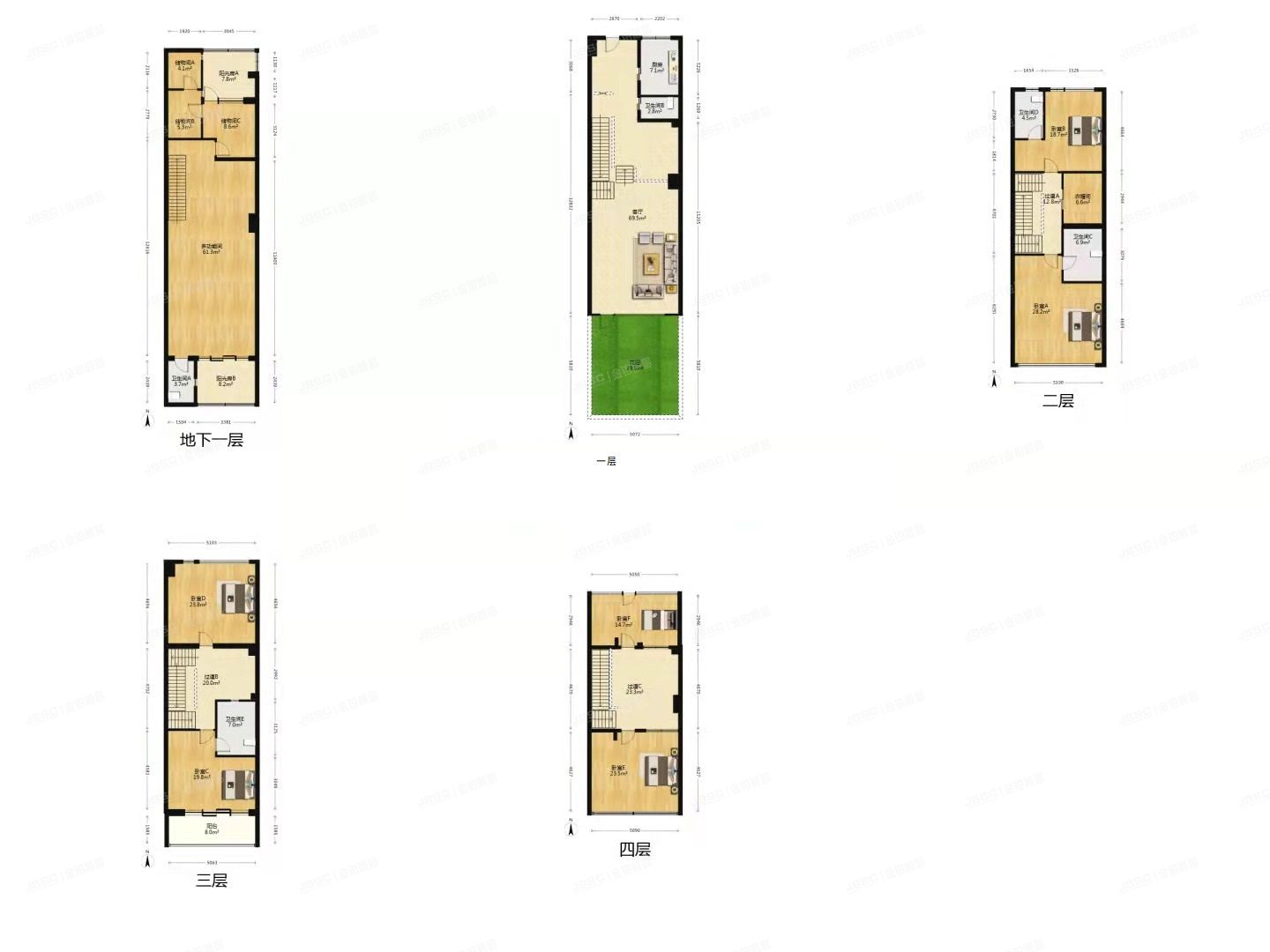 朝阳区 京城雅居11号楼1层B别墅