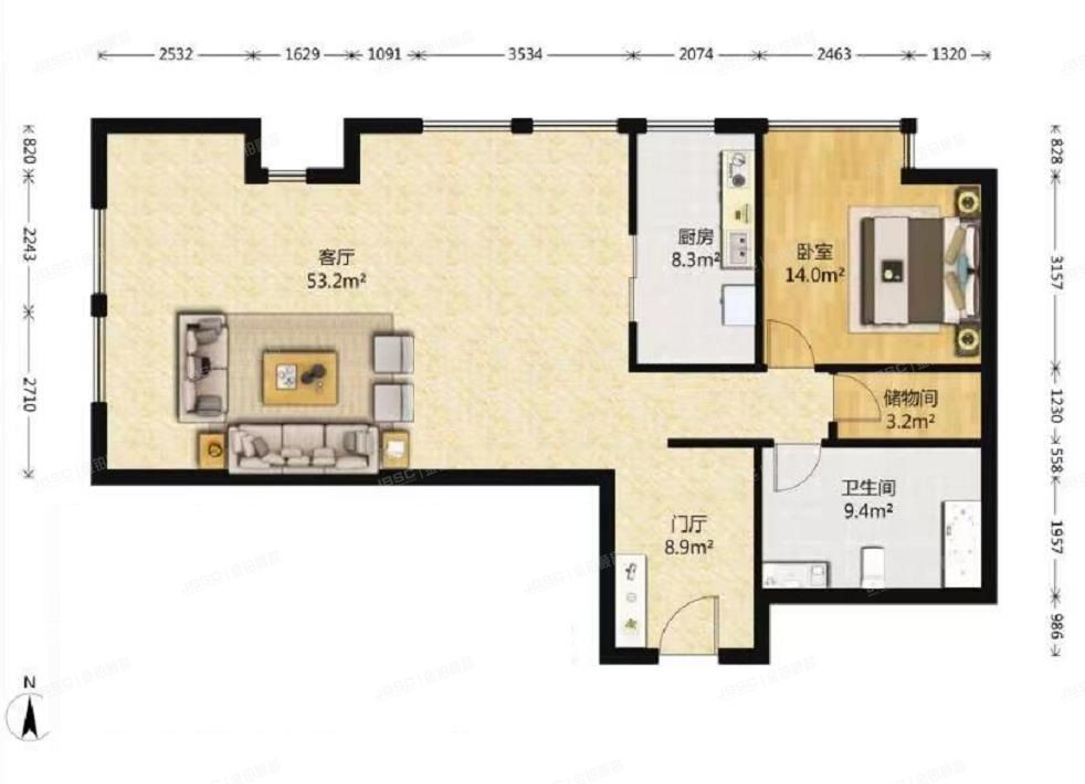朝阳区 南湖西园224号楼8层901（北京香颂）