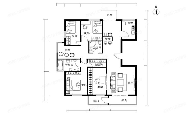 朝阳区 倚林佳园24号楼3层8-302