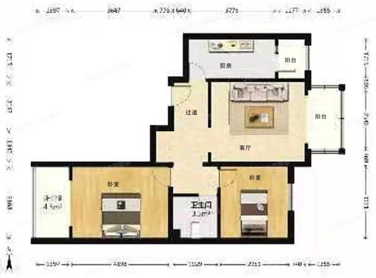 大兴区 阳光乐府19号楼4层4单元404