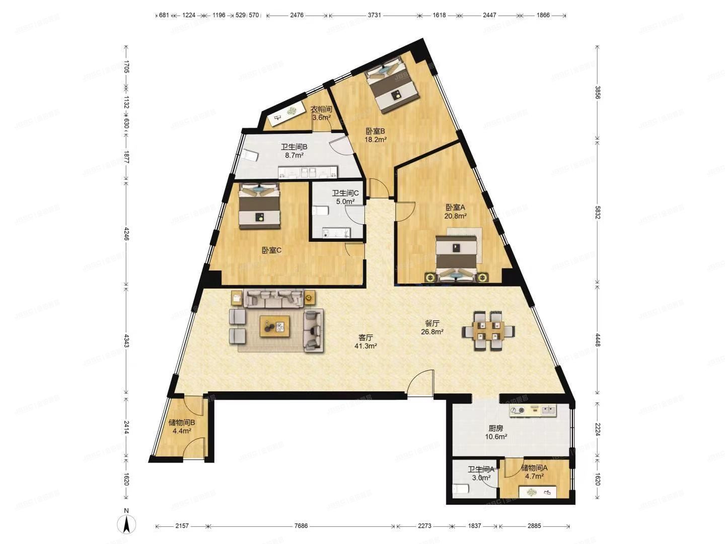 朝阳区 沿海赛洛城402号楼20层2002号