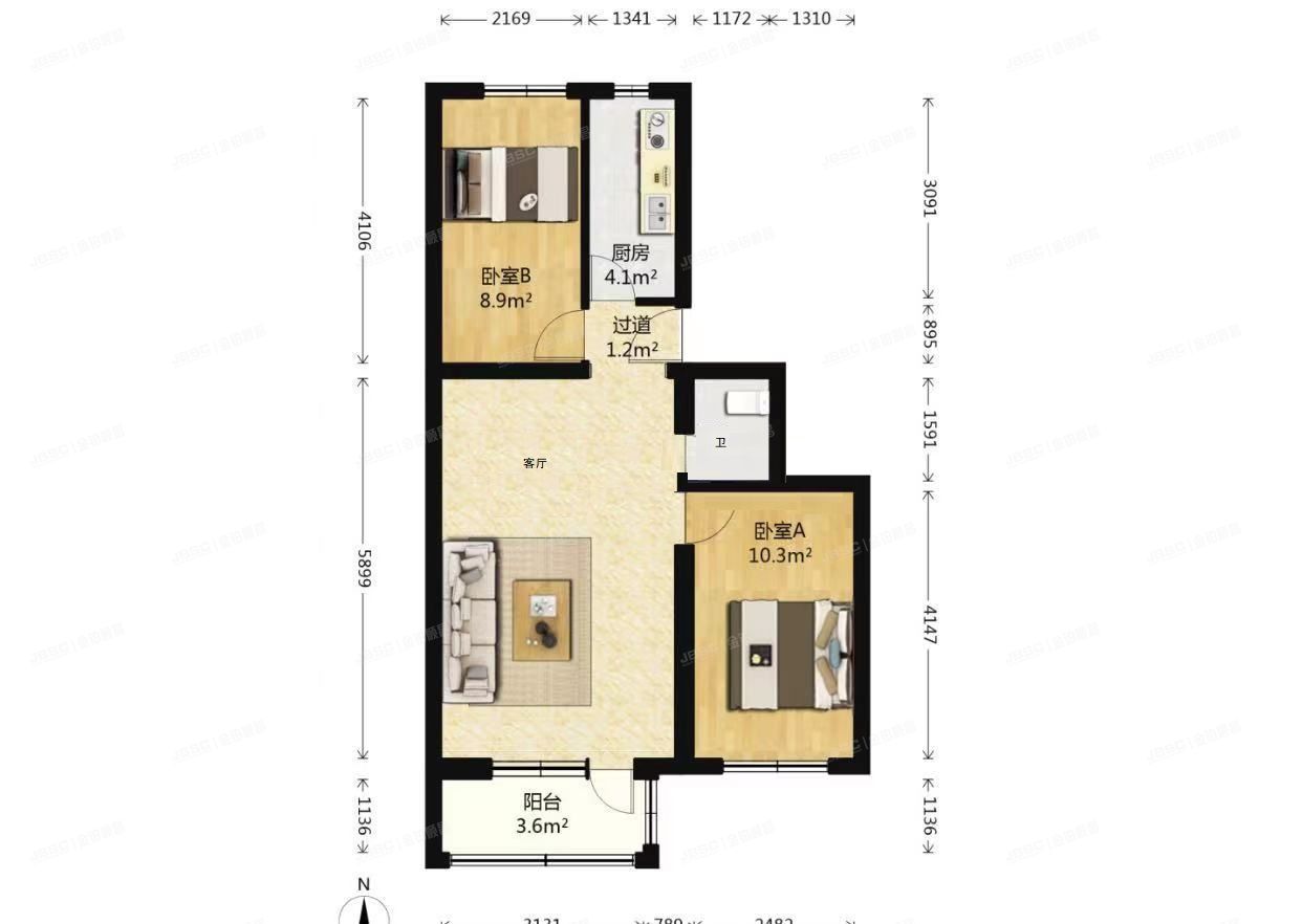 东城区 东堂子胡同57号3单元9号