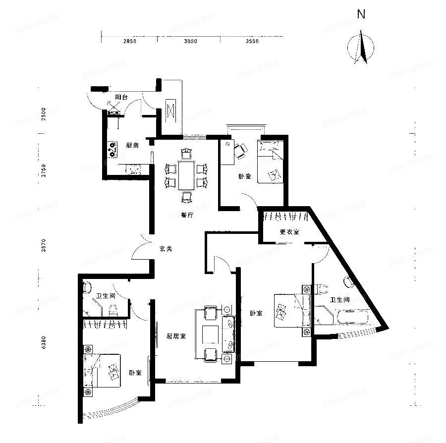 朝阳区 东湖湾西区4号楼7层1单元802