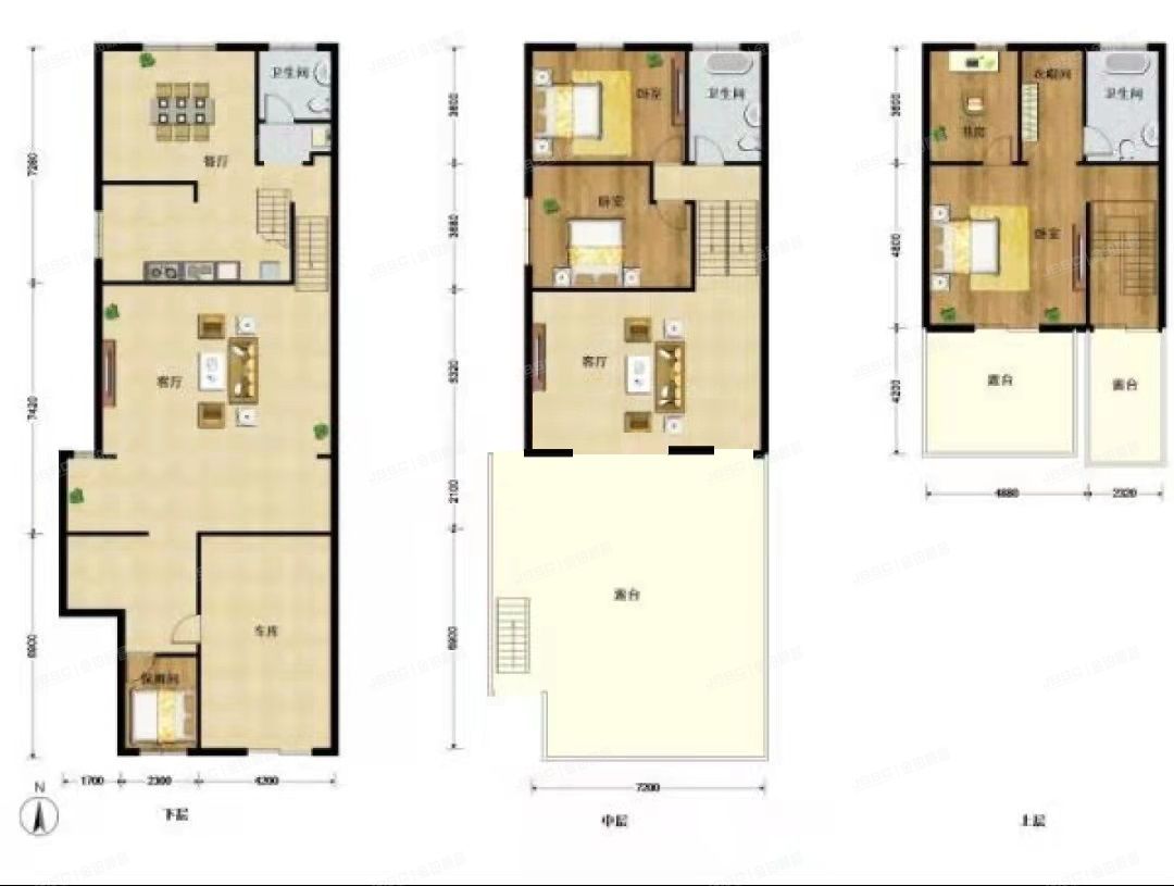 海淀区 诸子阶48 号楼-1至3层02