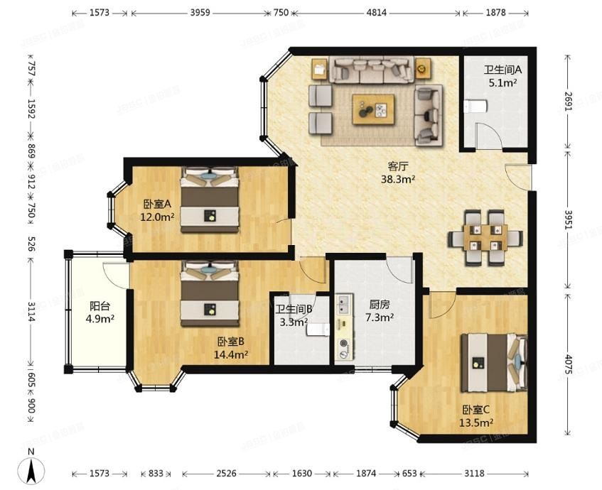 海淀区 智学苑三号楼五层502号（智学苑社区）