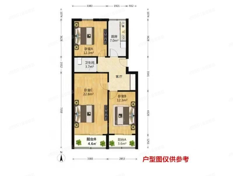 通州区【变卖】西潞苑52号楼1层112房屋50%的份额