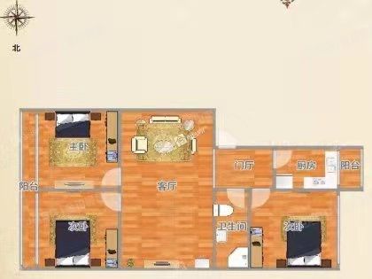 怀柔区 东关一区8号楼3层2-301（东关一区）