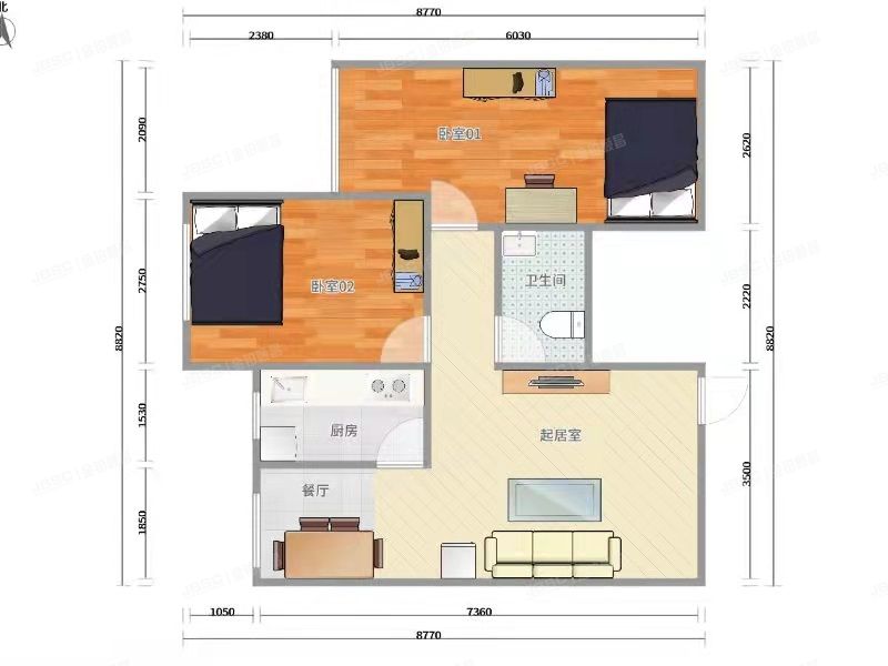 东城区 景泰西里西区11号楼9层2单元0903