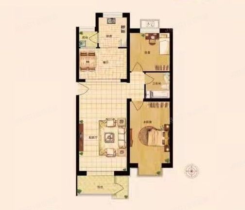 房山区 世界名园9号楼3单元401