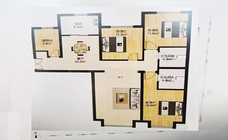 朝阳区 水岸庄园359号楼20层1单元2001室（润泽公馆）