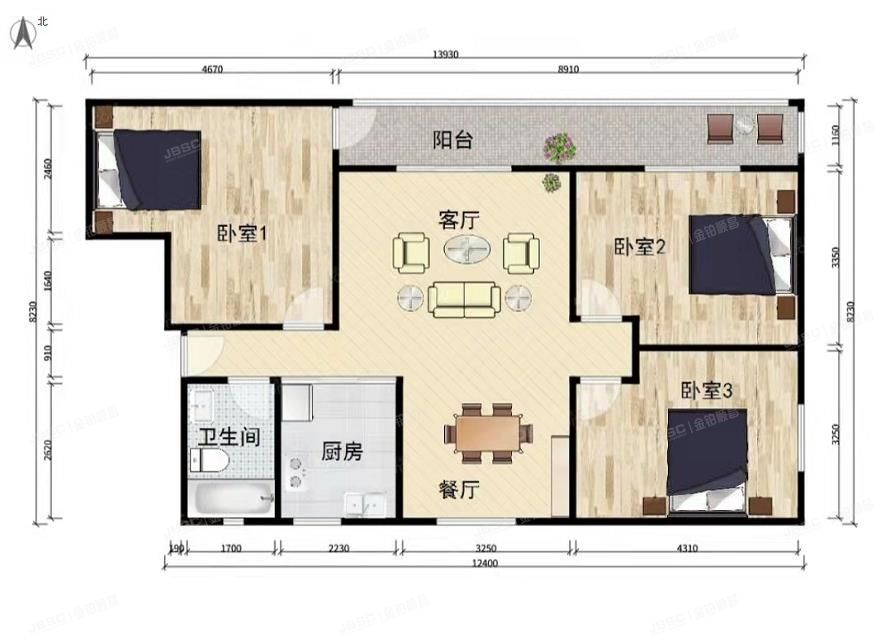 海淀区 恩济庄46号院2号楼703室（恩济庄46号院）