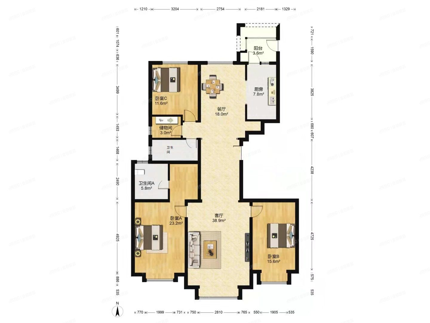 通州区 玉桥西里96号楼8层2单元802（远洋东方公馆）