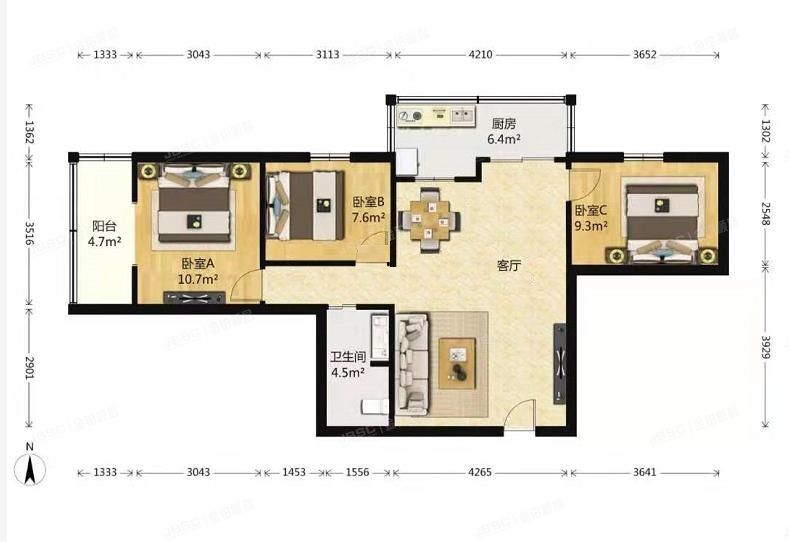 海淀区 永定路西里10号楼7层0701号（永定路西里）