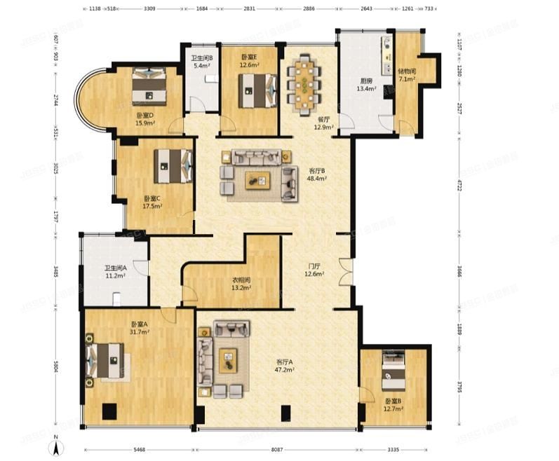 海淀区 西钓鱼台嘉园2号楼12层1201（西钓鱼台嘉园）