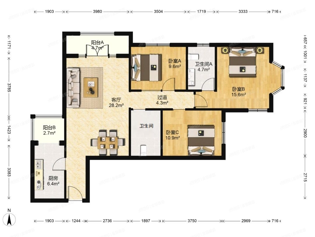 海淀区 万柳阳春光华家园6号楼7层701（阳春光华家园）
