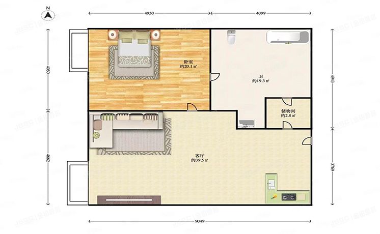 东城区 国瑞城西区1幢1308