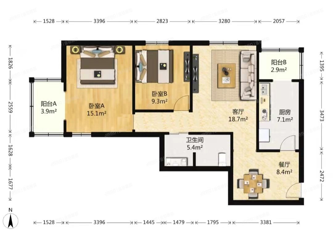 石景山区 老山东里50号楼808号（老山东里）