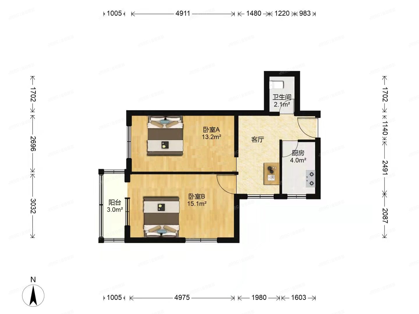 朝阳区 十里堡北里1号楼2层201（十里堡北里）