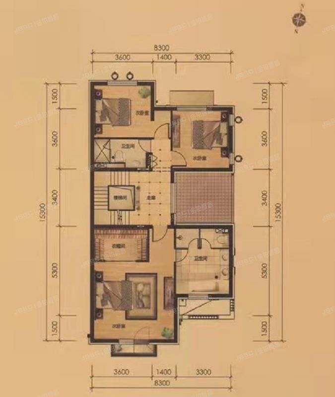 顺义区 天竺新新家园1-S13#住宅楼06号（万通天竺新新家园）别墅