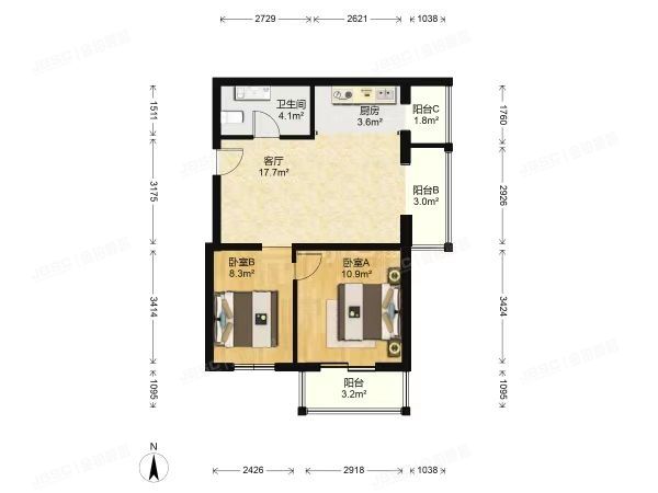 东城区 香饵胡同5号楼5层4单元502（交道口东大街B区）