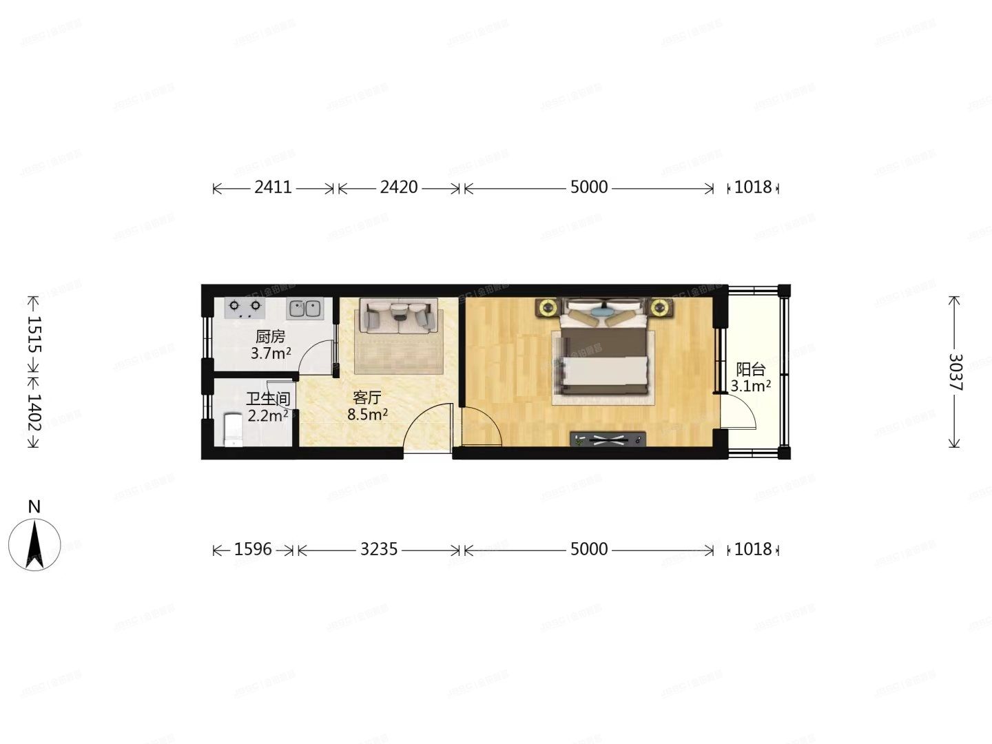朝阳区 甘露园南里二区9号楼5层1门501（甘露园南里）