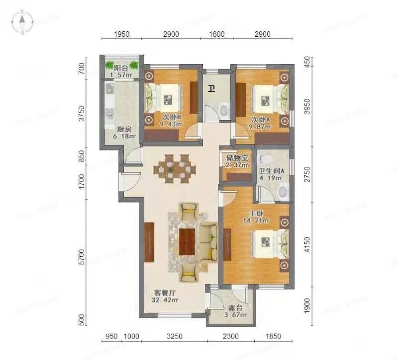 大兴区 香海园47号楼6层1单元601（顺驰领海）