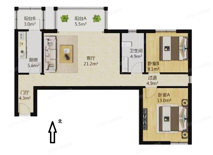 昌平区 东小口镇天通东苑二区31号楼16层1（天通苑东二区）经适房