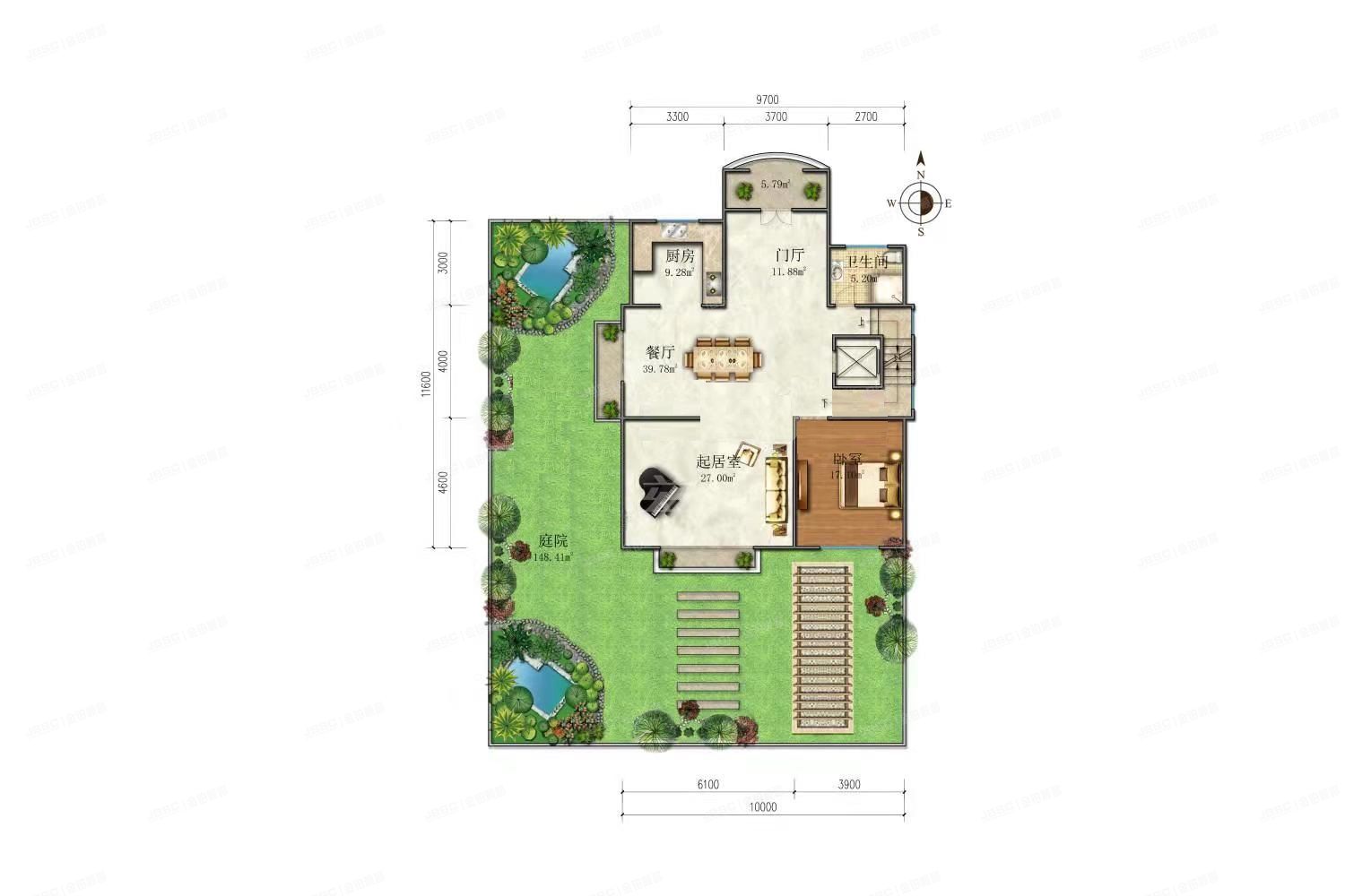 顺义区 裕庆路18号院5号楼-1至3层（金地中央世家）独栋别墅
