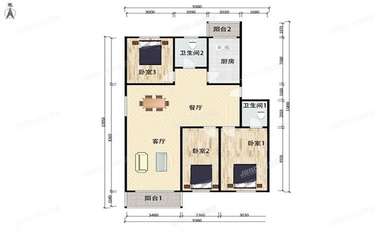 通州区 新城南关158号2号楼2层522（新城东里30号楼）