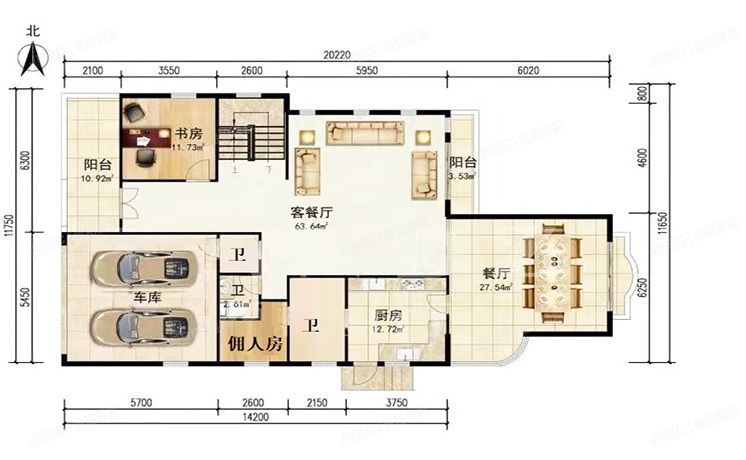 顺义区 丽斯花园161幢-1至2层丽康路H15（丽斯花园）别墅