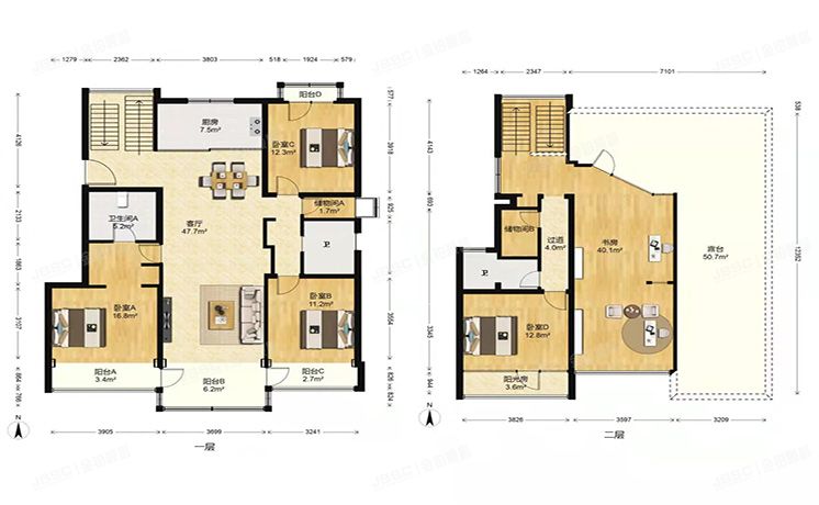 大兴区 原生墅16号楼4层1-401