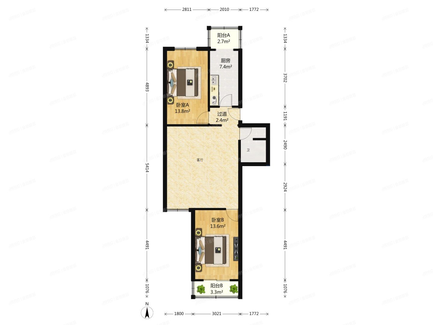 房山区 良乡地区通尚苑15号楼1层1-102（通尚苑）