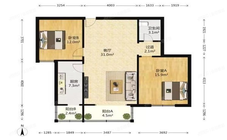 丰台区 青塔东里26号楼2层204（青塔东里）