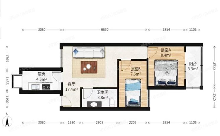 丰台区 新华街七里11号楼1单元101（新华街七里）房改房
