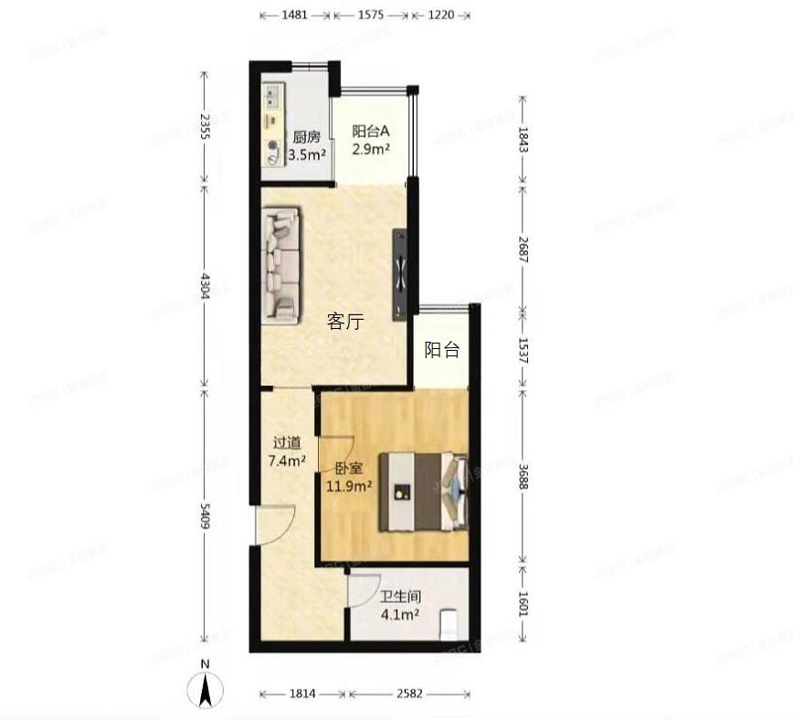 海淀区 城华园1号楼13层1318号（城华园）