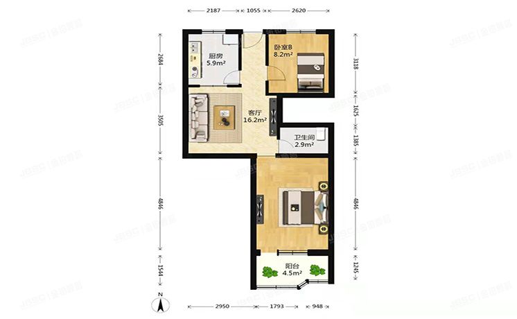 西城区 白云路西里15号楼13层1312（汽南小区）