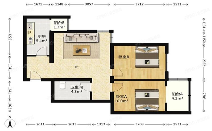 东城区 和平里中街3号院7号楼7层703