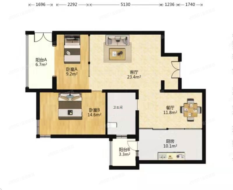 朝阳区 千鹤家园2号楼24层2403