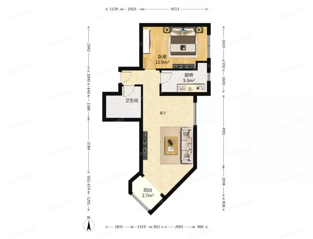 通州区 梨园西里31号楼6层1单元702（新通国际花园）