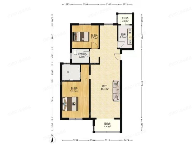 海淀区 安宁华庭二区9号楼10层3单元1003（上林溪）