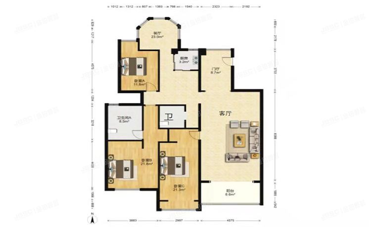 海淀区 学府树家园二区6号楼5层1单元602号+车位（橡树湾）