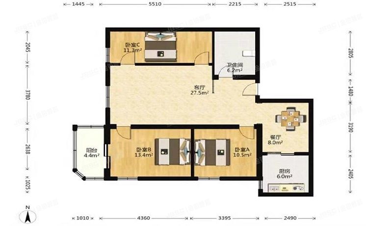 海淀区 北四环中路209号健翔园2号楼2层207（健翔园）