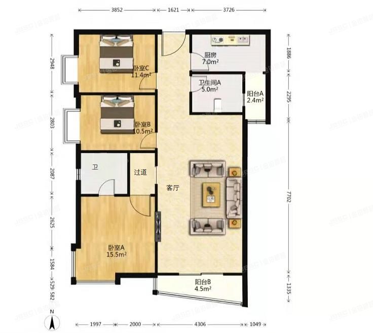 海淀区 大柳树富海中心4号楼12层1206（富海中心）