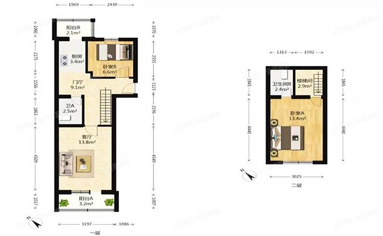 海淀区 吴家村路10号院6号楼6层1门603（吴家村路10号院）经适房