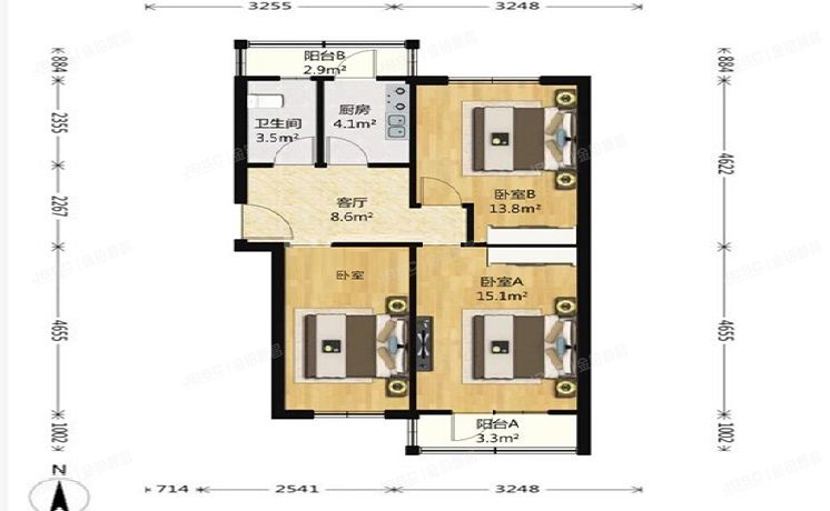 朝阳区 核桃里北里5号楼1层2门101号（核桃园北里）