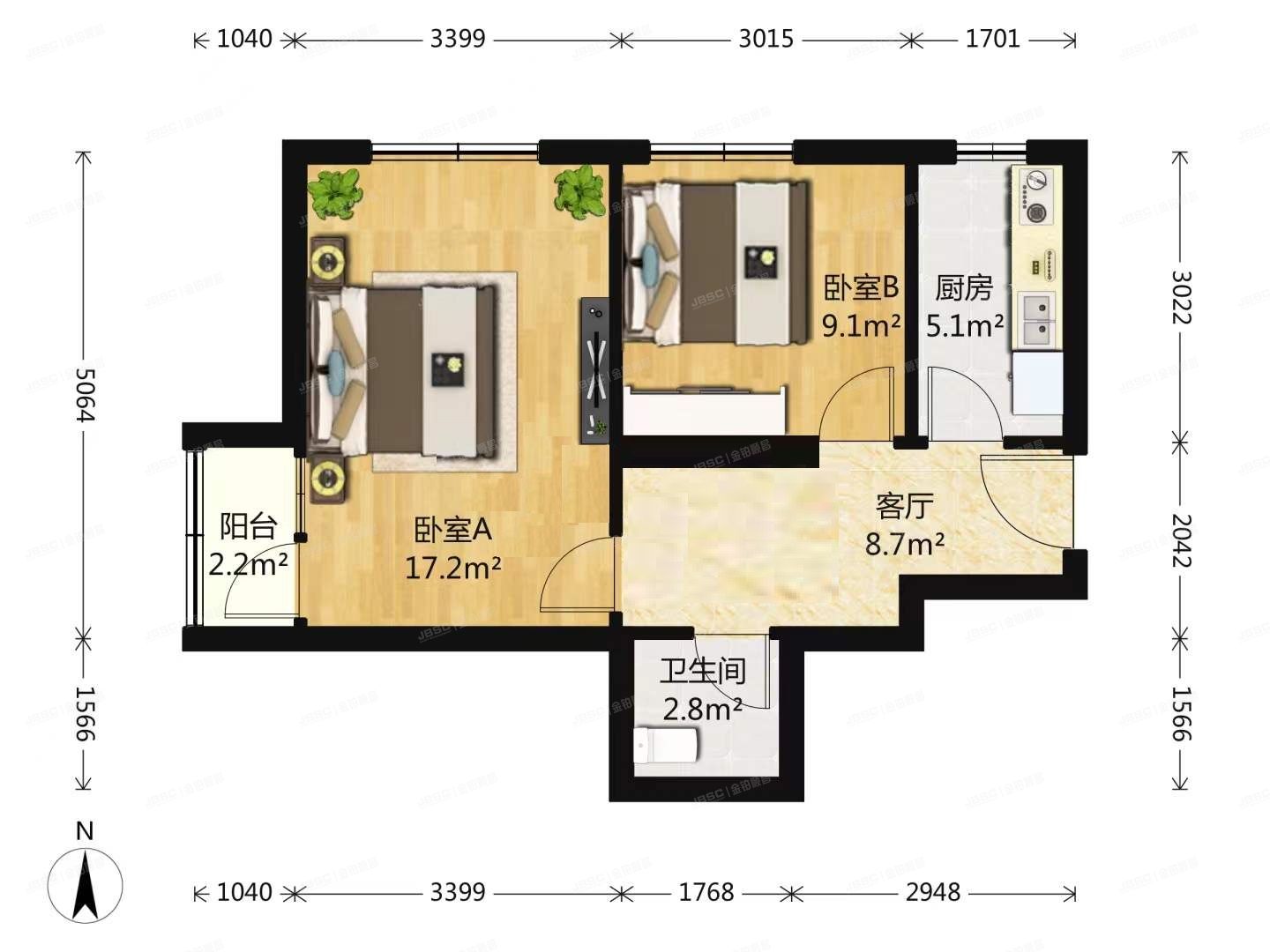 丰台区 西罗园二区10号楼1层107号 办公