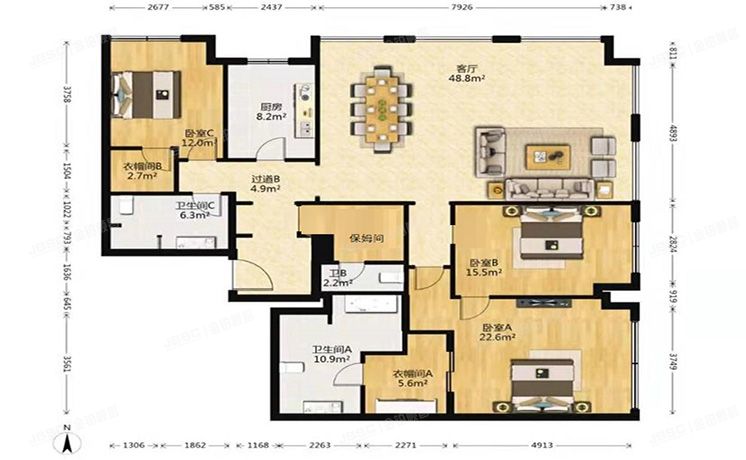 经济技术开发区 文化园西路8号院23号楼16层1904（林肯公园）办公