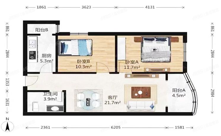 丰台区 康泽园14号楼18层1803（康泽园小区）