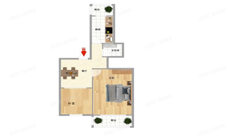 东城区 青年沟路2号楼5单元402号