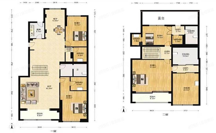 朝阳区 东三环北路55号1楼6层5801（世茂宫园）公寓